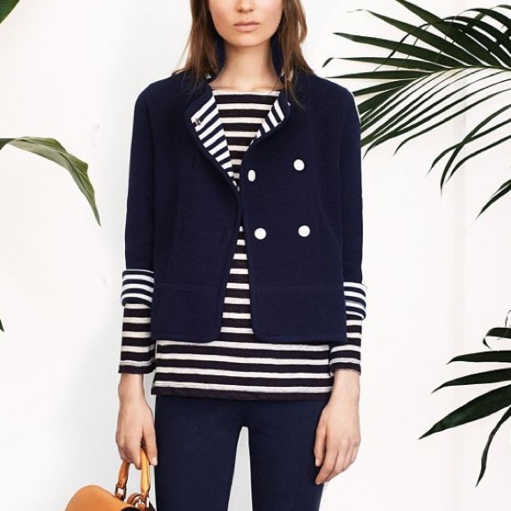 TORY BURCH striped Virginia top